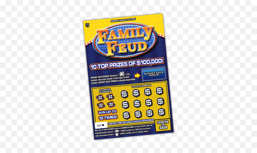 How To Enter Pa Lotteryu0027s Family Feud Second - Chance Drawings Vertical Emoji,Family Feud Logo