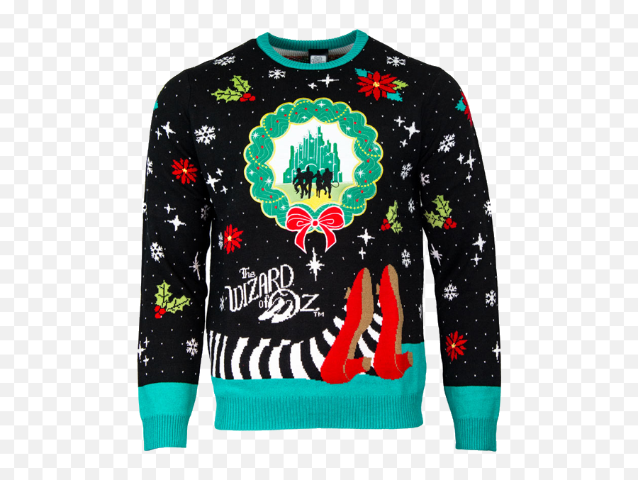 Curiozity Corner Wizard Of Oz Christmas Sweater From Emoji,Sweater Png