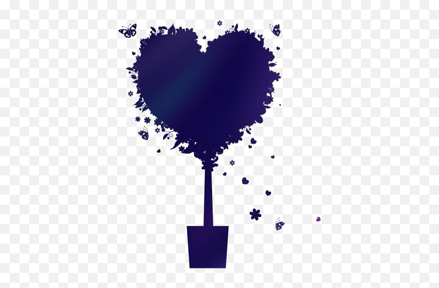 Transparent Heart Wedding Tree Art Clip Art Pngimagespics Emoji,Heart Tree Clipart