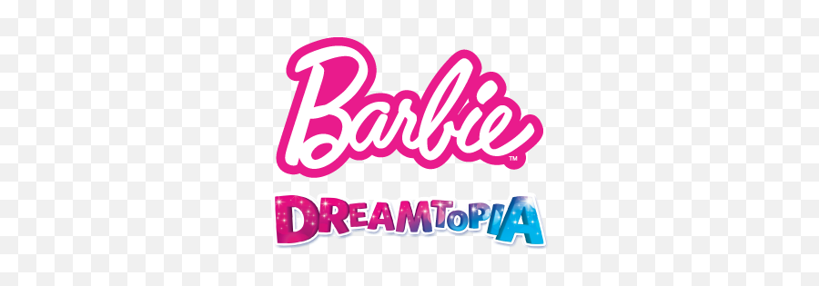 Mashu0027ems Are Highly Collectible Figures That All Kids Will - Barbie Dream Topia Logo Png Emoji,Barbie Logo