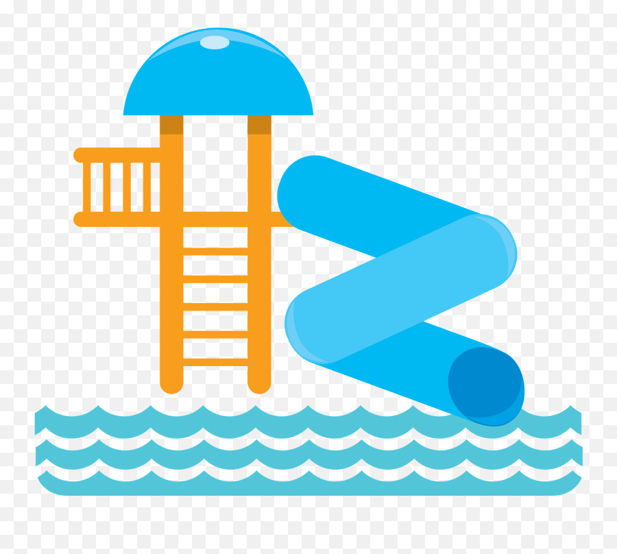 Water Slide Clipart - Vertical Emoji,Slide Clipart