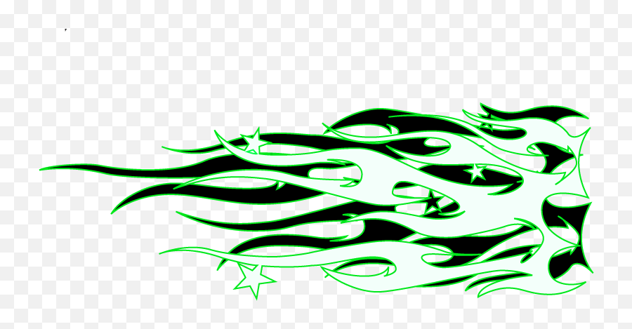 Flames Background Clipart 1024 - Tribal Flames Png Fire Flames Green Png Emoji,Flames Png