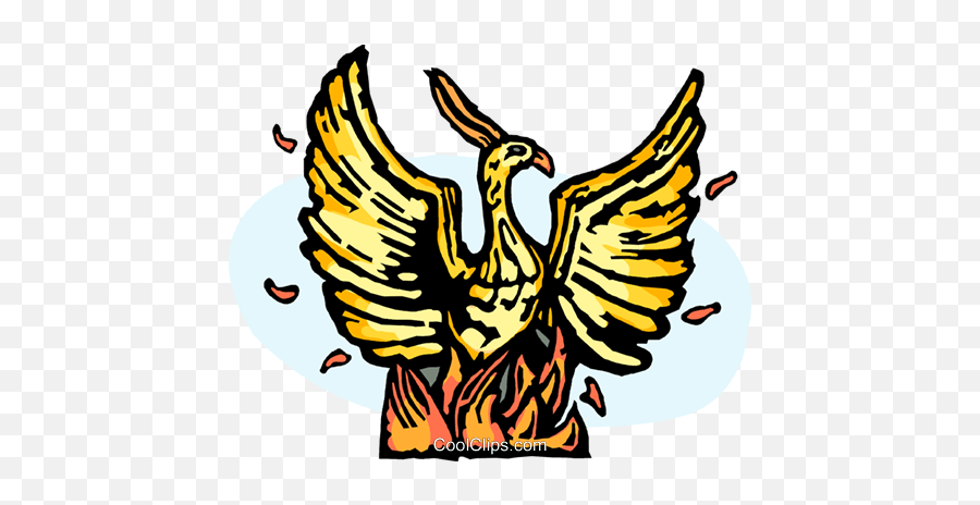 Rising Phoenix Royalty Free Vector Clip - Automotive Decal Emoji,Phoenix Clipart