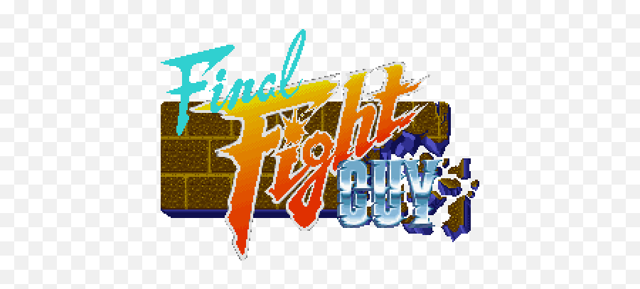 Final Fight Guy - Final Fight Emoji,Snes Logo