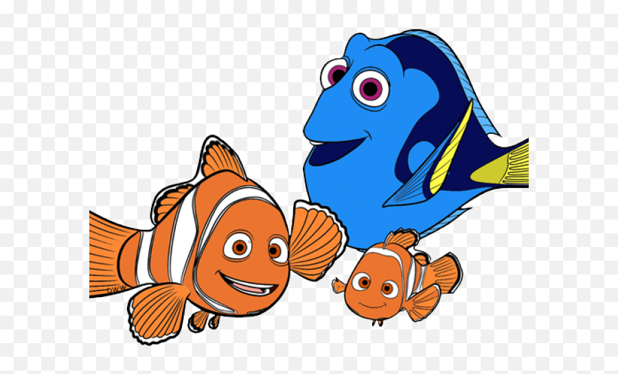 Gold Fish Clipart Nemo - Nemo And Dory Clipart Emoji,Nemo Clipart