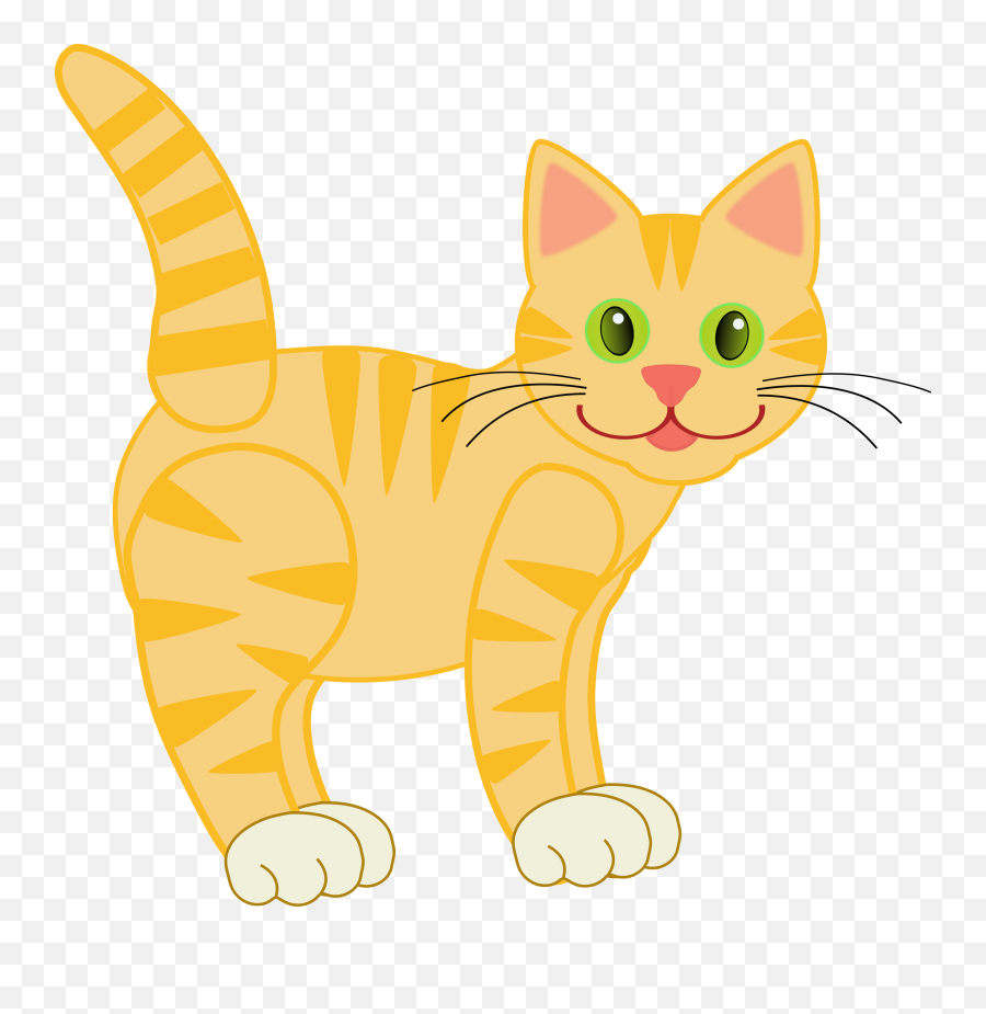 Clipart Spring Cat Clipart Spring Cat - Cat Clipart Emoji,Cat Clipart