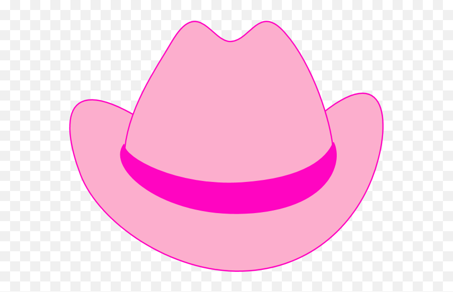 Best Cowboy Hat Clipart - Pink Cowboy Hat Clipart Emoji,Cowboy Hat Clipart
