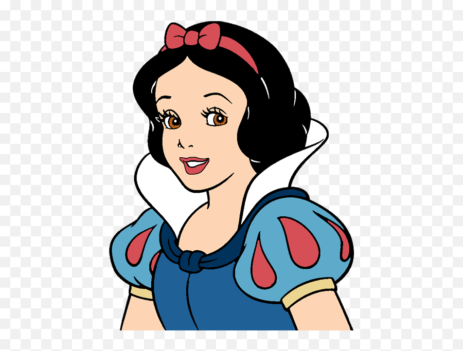 Snow White Face Drawing - Princess Disney Snow White Headshot Emoji,Snow White Clipart