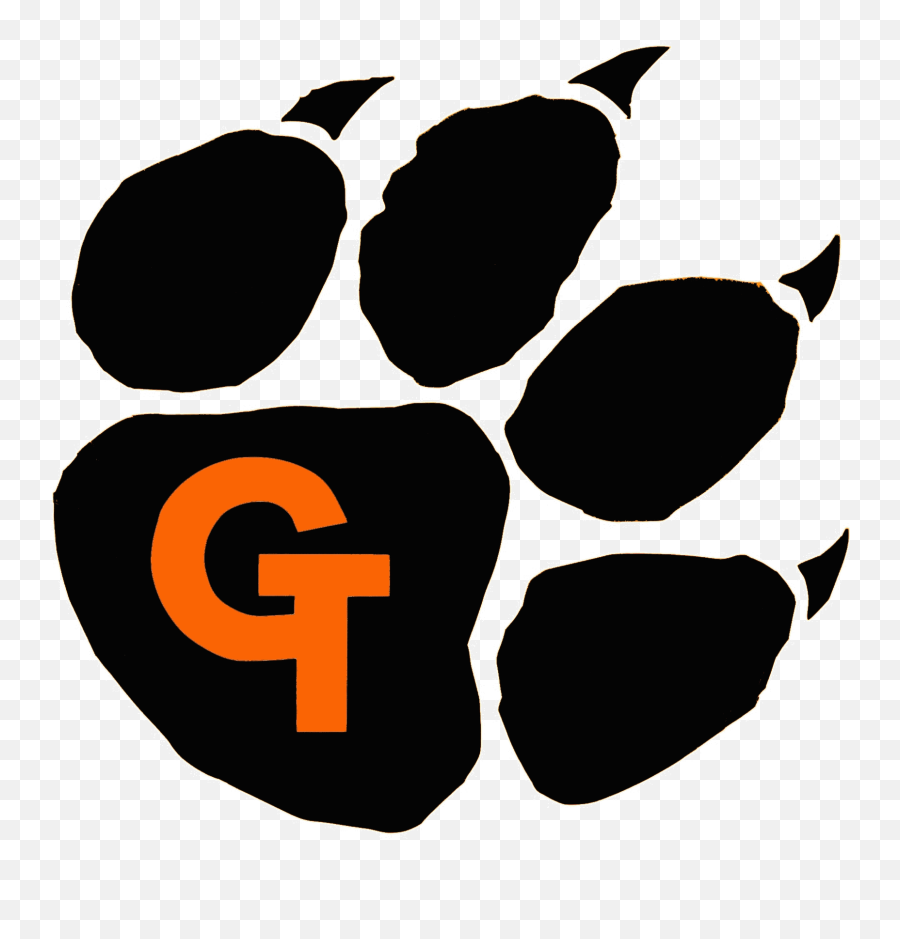 Tiger Paw Print Logo Free Image - Grant High School Michigan Emoji,Tiger Logo