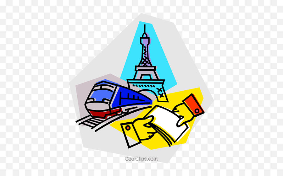 Paris France Royalty Free Vector Clip Art Illustration - Vertical Emoji,France Clipart