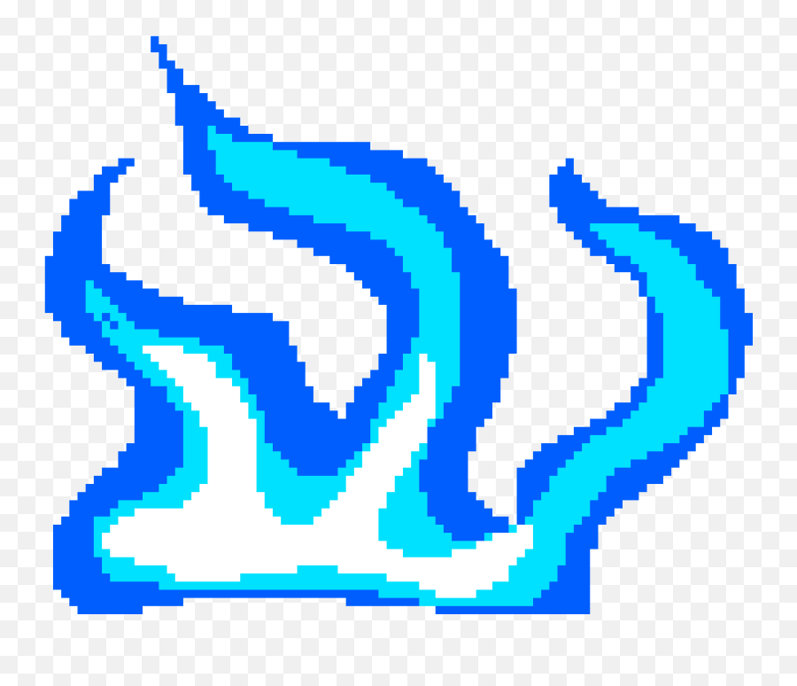 Pixilart - Blue Flames By Anonymous Language Emoji,Blue Flames Png