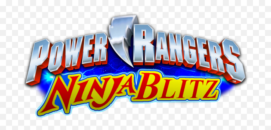 Download Hd Power Rangers Ninja Blitz Logo - Power Rangers Le Logo Power Rangers Ninja Storm Emoji,Power Rangers Logo