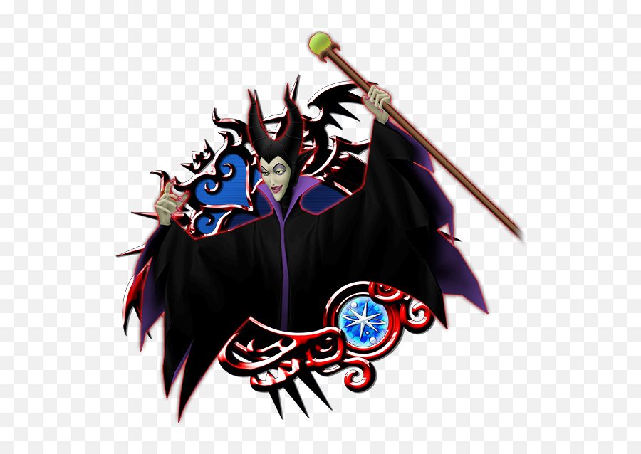 Maleficent A - Kingdom Hearts Union X Medals Clipart Full Emoji,Maleficent Clipart
