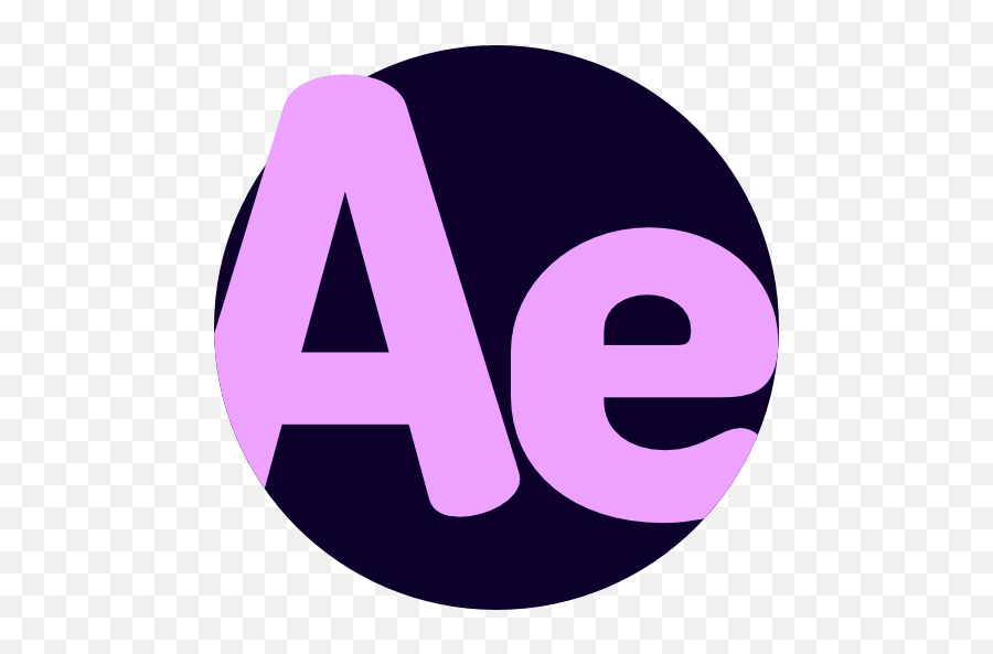 After Effects - Vector After Effect Logo Emoji,After Effects Logo