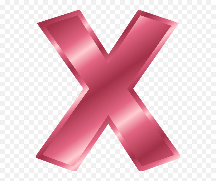 X Letter Png Transparent Images Png All Emoji,Red X Png Transparent