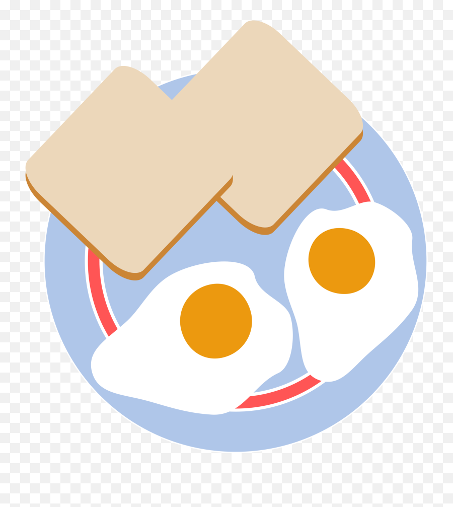 Eggs And Toast Clipart - Eggs And Bread Animated Emoji,Breakfast Clipart