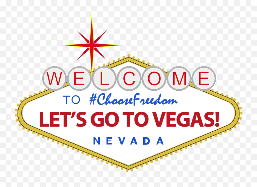 Las Vegas Giveaway Sign - Welcome To Las Vegas Sign Emoji,Las Vegas Sign Png