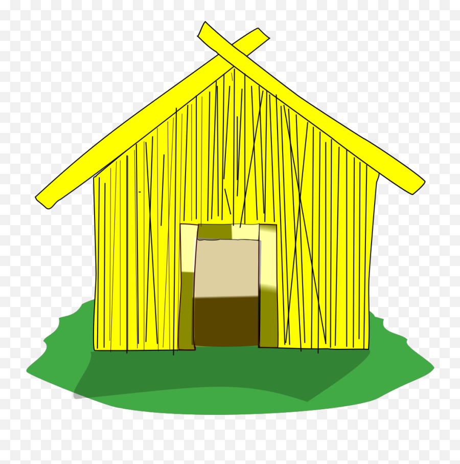 Straw House Png Svg Clip Art For Web - Straw House Clipart Emoji,Straw Clipart