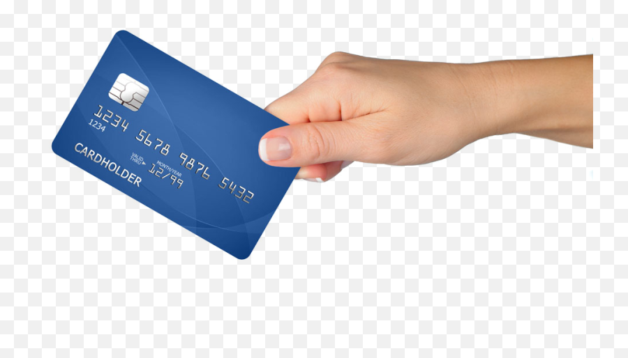 Credit Card Png - Transparent Hand Holding Credit Card Emoji,Credit Card Clipart