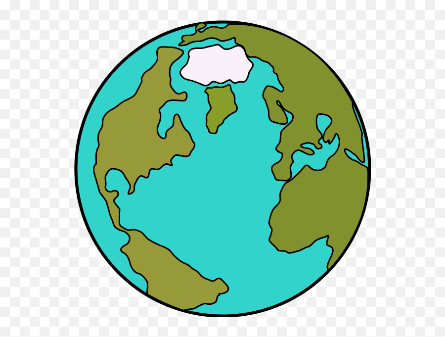 Globe Clipart Free Vector - Globe Cartoon Png Emoji,Globe Clipart Black And White