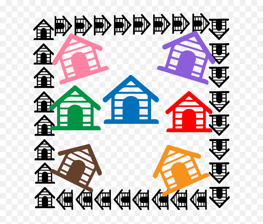 Color Pet House 1 - Digital Clipartart Clipgift Cardsbannergift Tagjewelryt Shirtnotebookscrapbook Vertical Emoji,Gift Tag Clipart