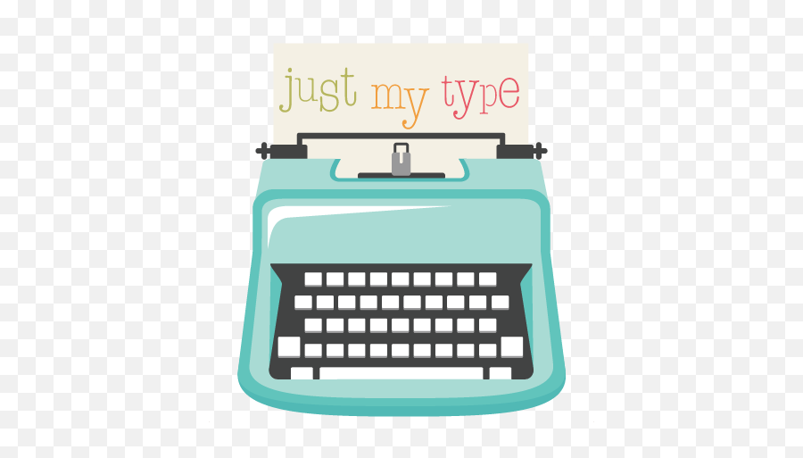 Just My Type Svg File Typewriter Svg - Whitehaven Beach Emoji,Typewriter Clipart