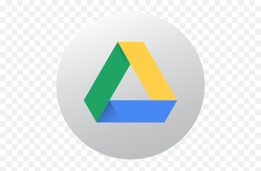 Circle Google Drive Gradient High - Png Google Drive Circle Logo Emoji,Drive Logo