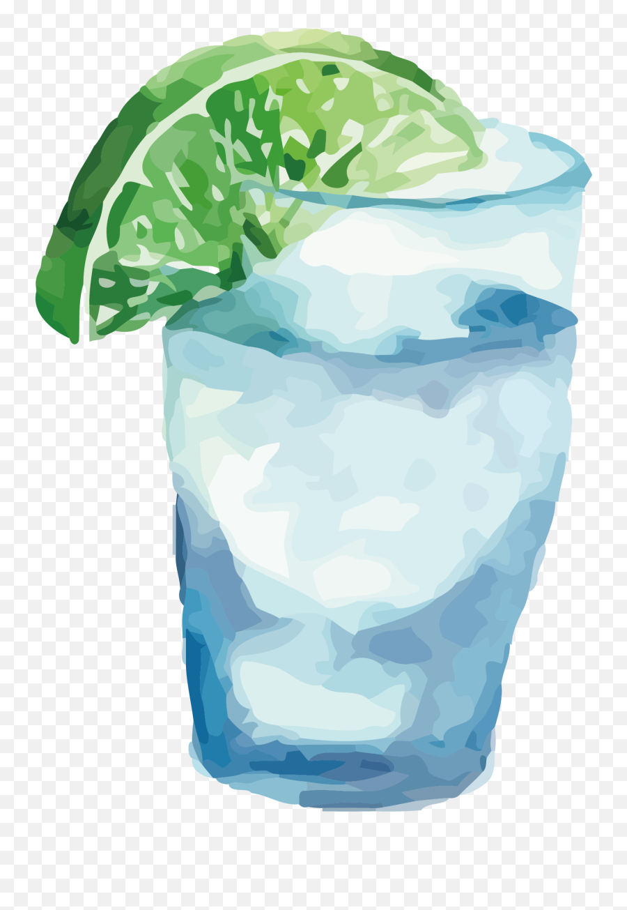Juice Drink Vector Transprent - Drink Water Watercolour Clipart Emoji,Glass Of Water Clipart