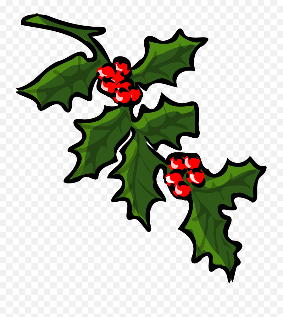 Xmas Stuff For Christmas Bells And - Christmas Holly Clip Art Emoji,Holly Clipart
