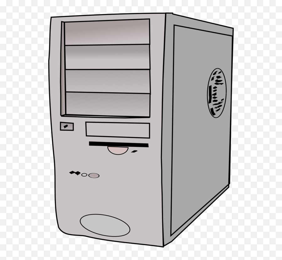 Computer Tower Server Hard Drive - Free Vector Graphic On Case Of Computer Clipart Emoji,Old Computer Png