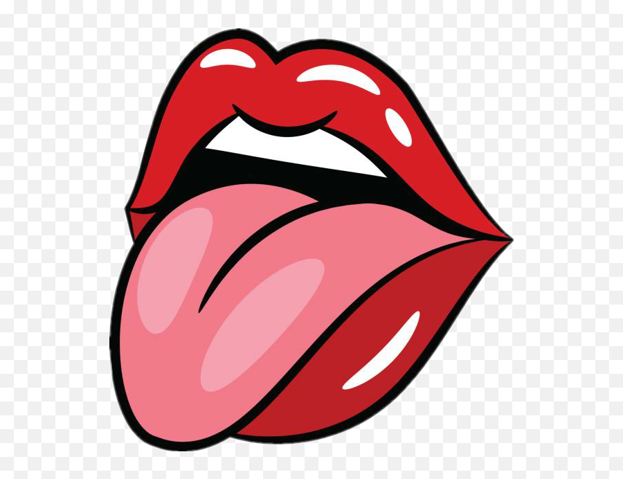 Freetoeditlip Mouth Tumblr Tongue Remixit Clip Art - Tongue Clipart Emoji,Puerto Rico Clipart