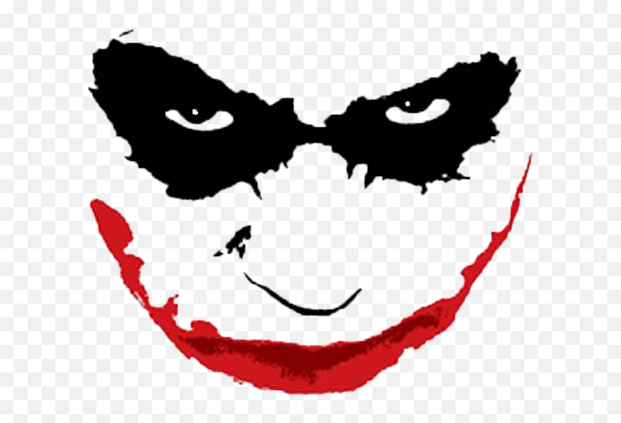 Joker Smile Png - Joker Logo Dark Knight Transparent So Serious Emoji,Smile Png