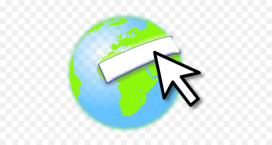 Earth Logo With A Mouse Pointer Vector Image Free Svg Emoji,Google Earth Logo