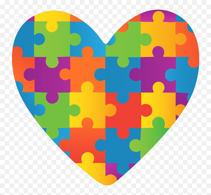 Is Autism Awareness Month Clipart - Clipart Autism Awareness Heart Emoji,Autism Clipart