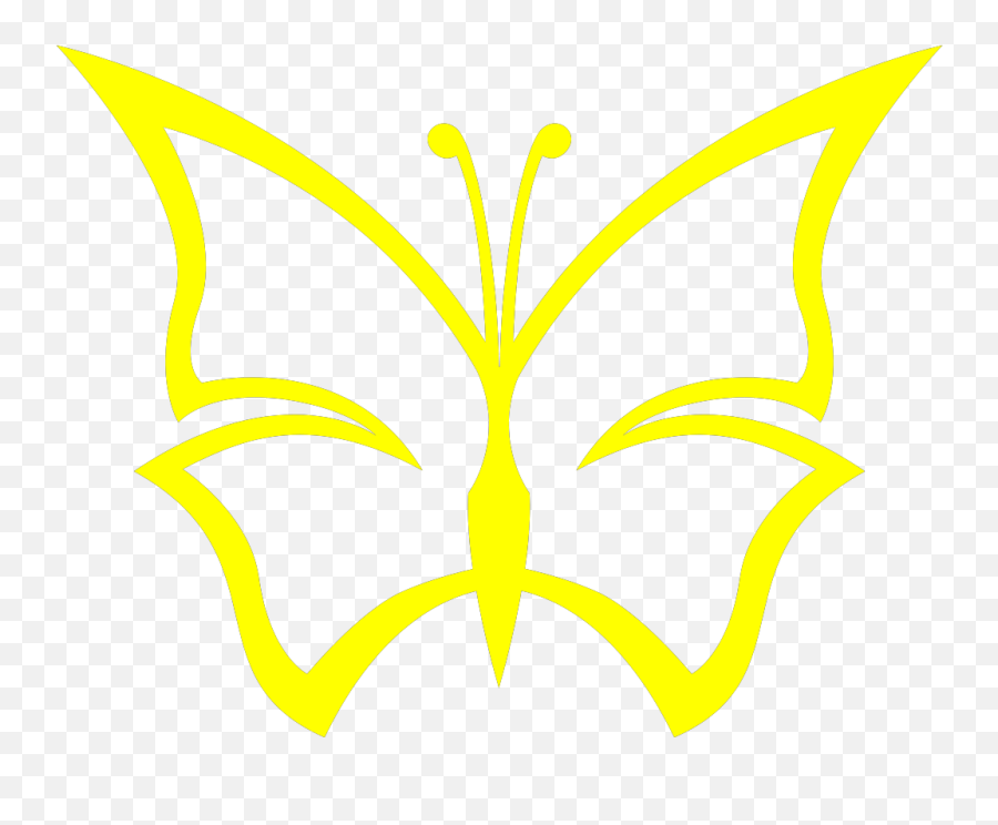 Yellow Butterfly Png Svg Clip Art For Web - Download Clip Emoji,Yellow Butterfly Png