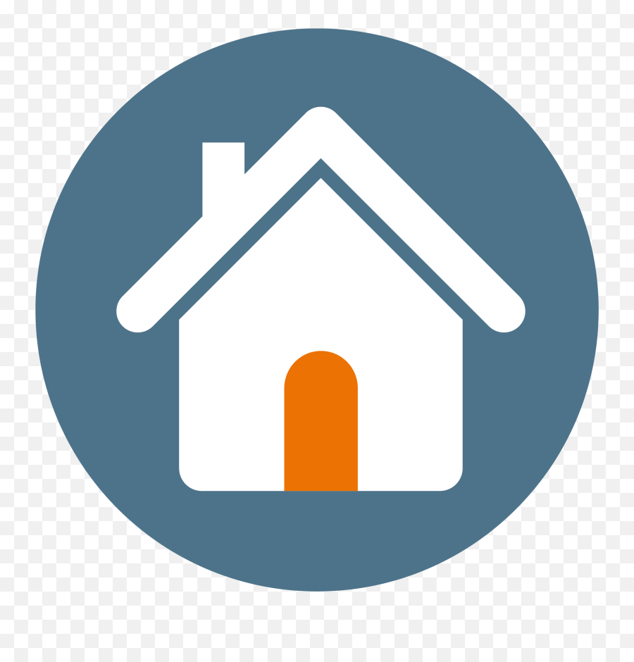 House U0026 Home - Orange Home Button Transparent Cartoon Emoji,Homeless Clipart