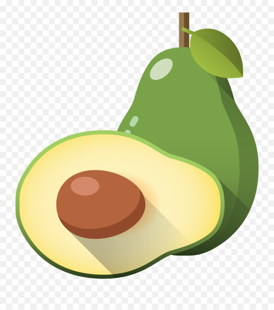 Avocado Illustration Creative Hand - Cartoon Avocado Clipart Emoji,Avocado Clipart