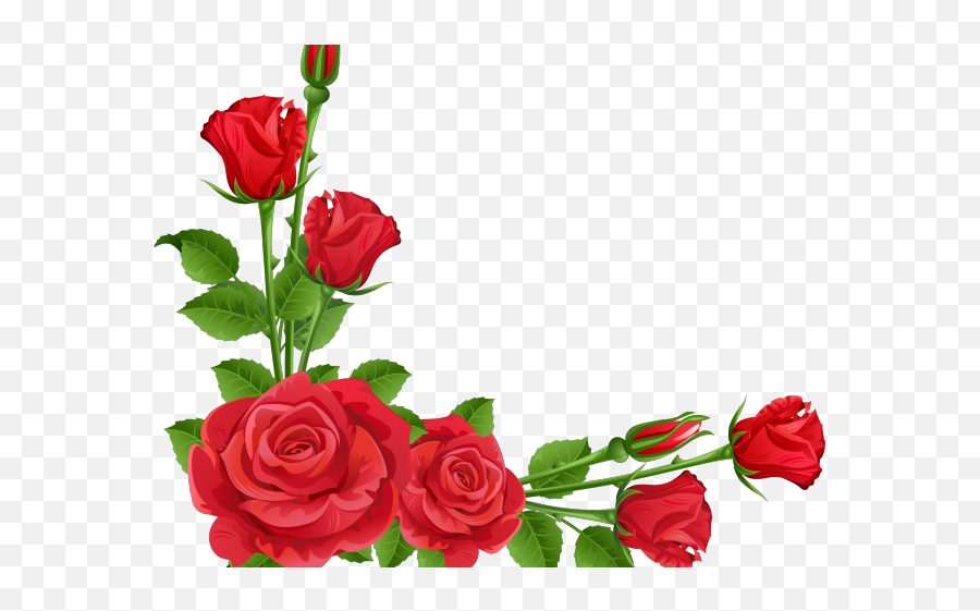Download Hd Cliparts Real Flowers - Flower Borders Design Emoji,Real Flower Png