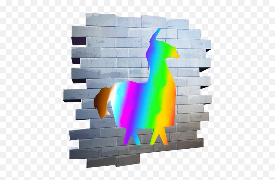 Fortnite Vibrant Llama Spray - Png Pictures Images Emoji,Fortnite Llama Transparent
