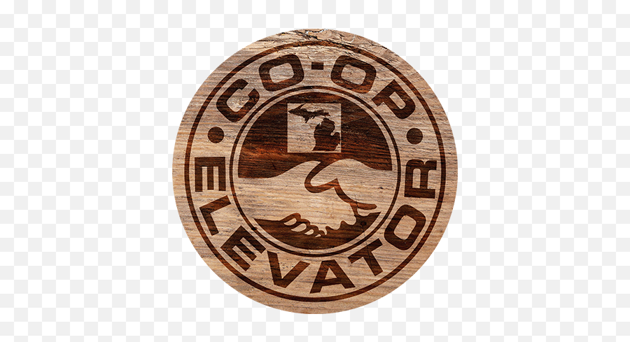 Cooperative Elevator Company I We Harvest And Transport Emoji,Elevator Logo