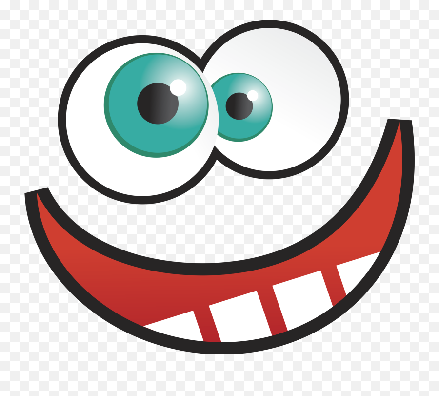 Funny Cartoon Eyes Clipart - Image 7 Cartoon Funny Face Transparent Emoji,Eyes Clipart