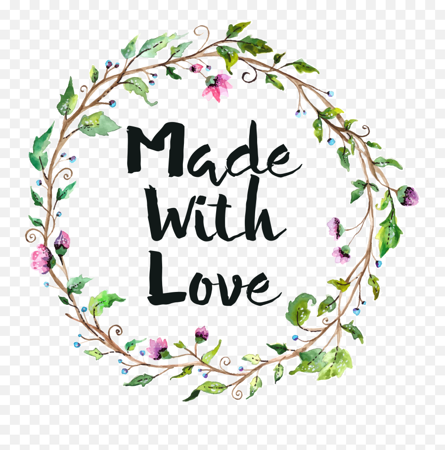 Made With Love Logo - Made With Love Logo Emoji,Love Logo