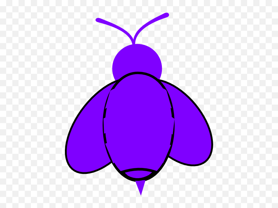 Bees Clipart Purple - Bee Silhouette Clip Art 480x595 Dot Emoji,Bees Clipart