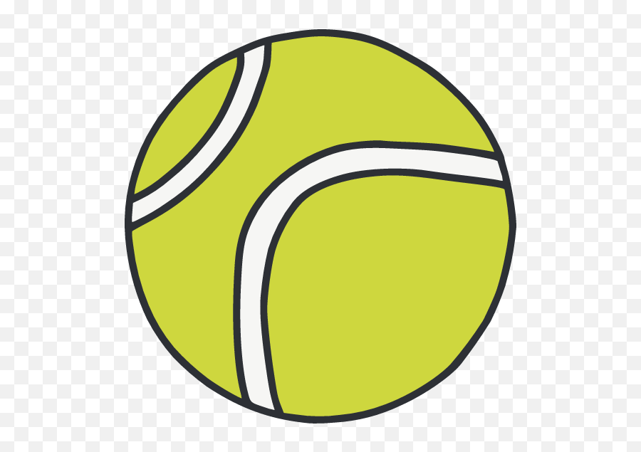 Tennis Ball Graphic - Clip Art Tennis Ball Emoji,Tennis Ball Clipart
