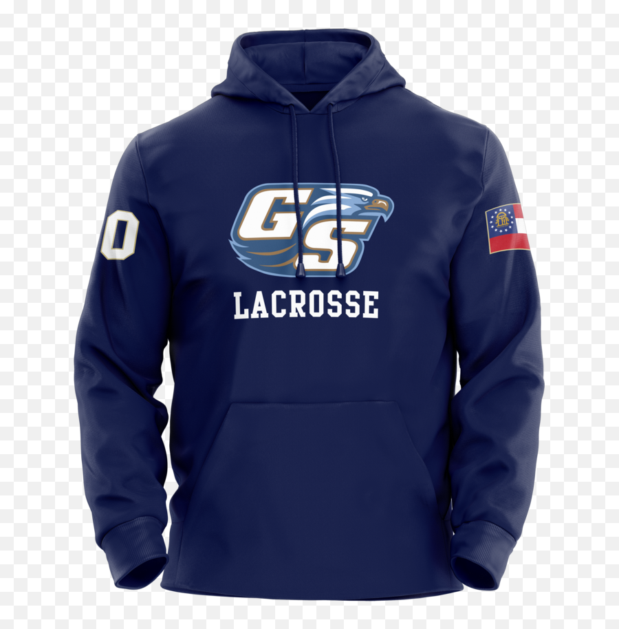Shop Player Number Georgia Southern Lacrosse At Uncommon Fit - Long Sleeve Emoji,Georgia Southern Logo
