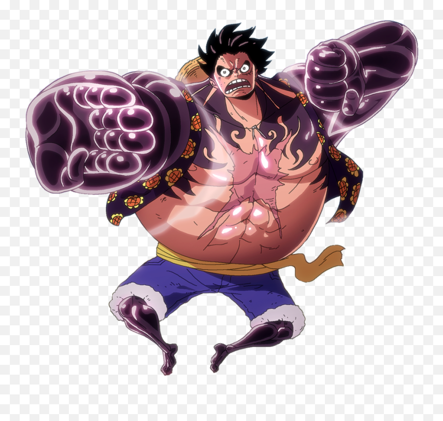 Luffy Gear Fourth Png Png Image With No - Luffy Gear 4 Png Emoji,Luffy Transparent