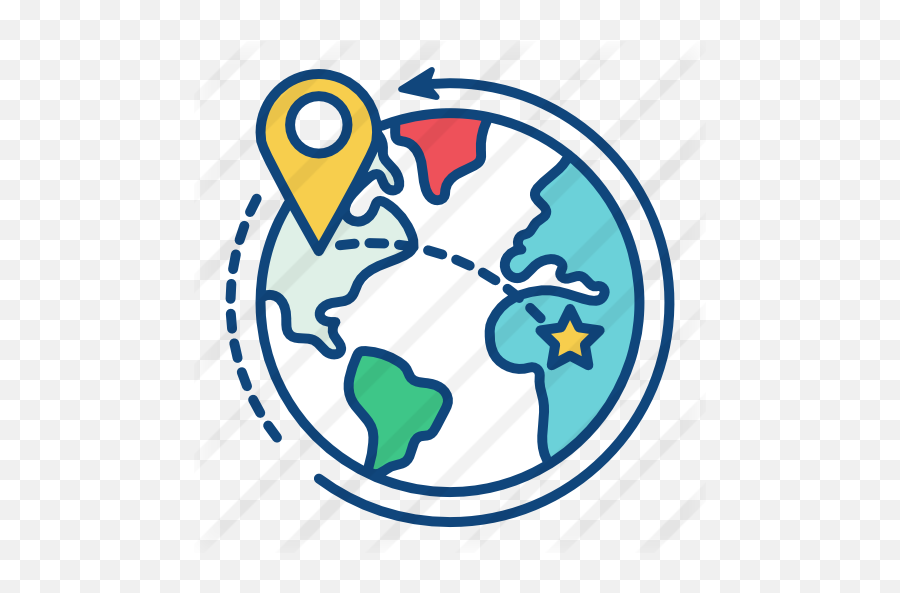 World - Global Location Icon Emoji,Mundo Png