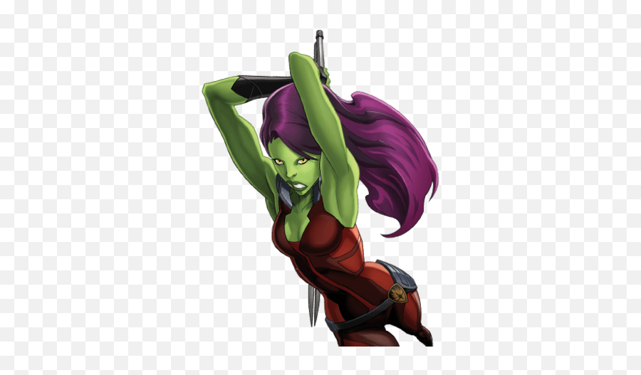 Gamora - Marvel Guardians Of The Galaxy Cartoon Gamora Emoji,Gamora Png