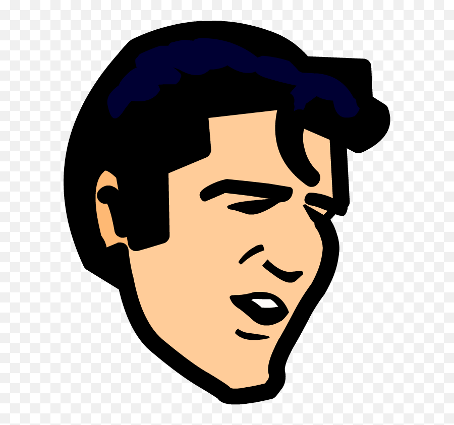 Elvis Presley Icon Png Clipart - Elvis Presley Cartoon Emoji,Elvis Clipart