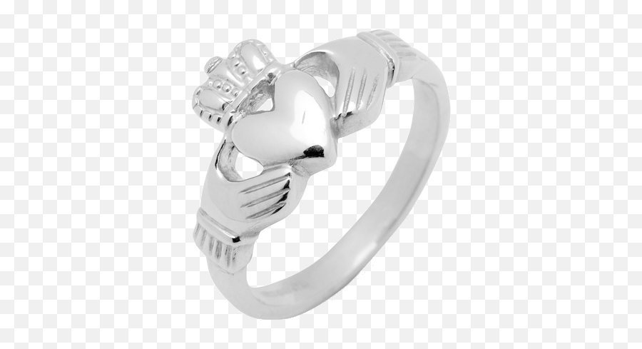Claddagh Ring - Gold Heart Hands Ring Emoji,Claddagh Clipart